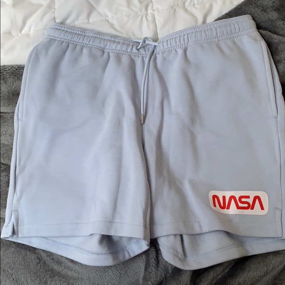Light blue nasa sweatshorts